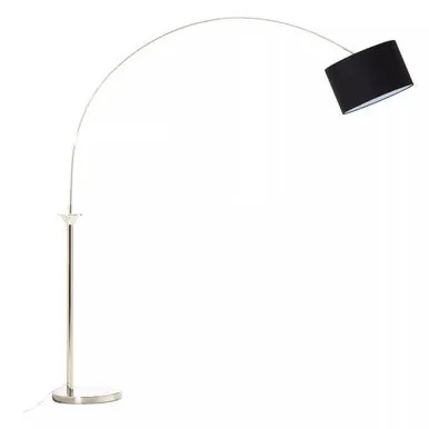 Hubert Satin Nickel Metal Floor Lamp
