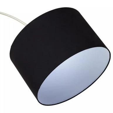Hubert Satin Nickel Metal Floor Lamp