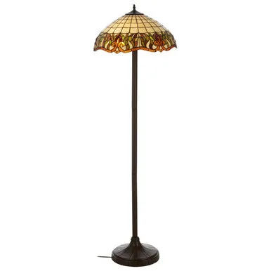 Wisteria Tiffany Umbrella Shade Floor Lamp