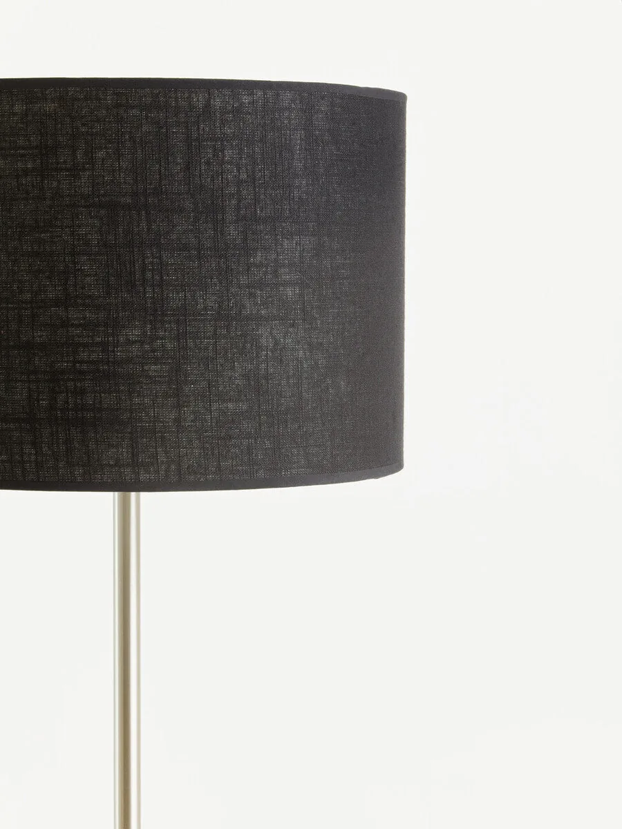 Forma Black Waffle Shade Floor Lamp