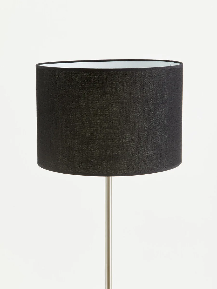 Forma Black Waffle Shade Floor Lamp