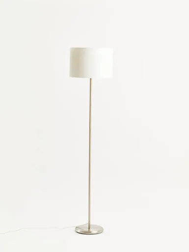 Forma Cream Waffle Shade Floor Lamp