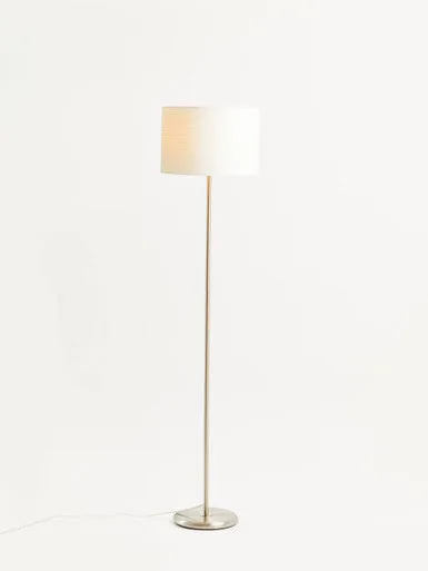 Forma Cream Waffle Shade Floor Lamp