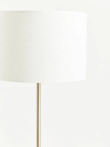 Forma Cream Waffle Shade Floor Lamp