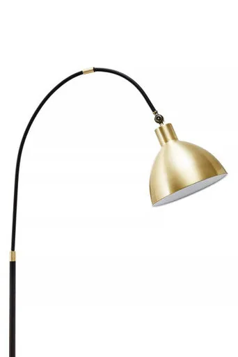 Newton Gold Metal Shade Floor Lamp