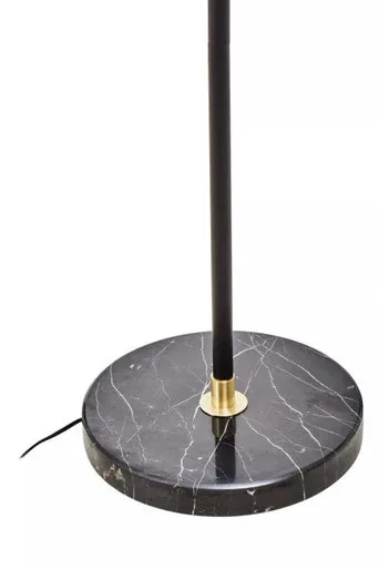 Newton Gold Metal Shade Floor Lamp