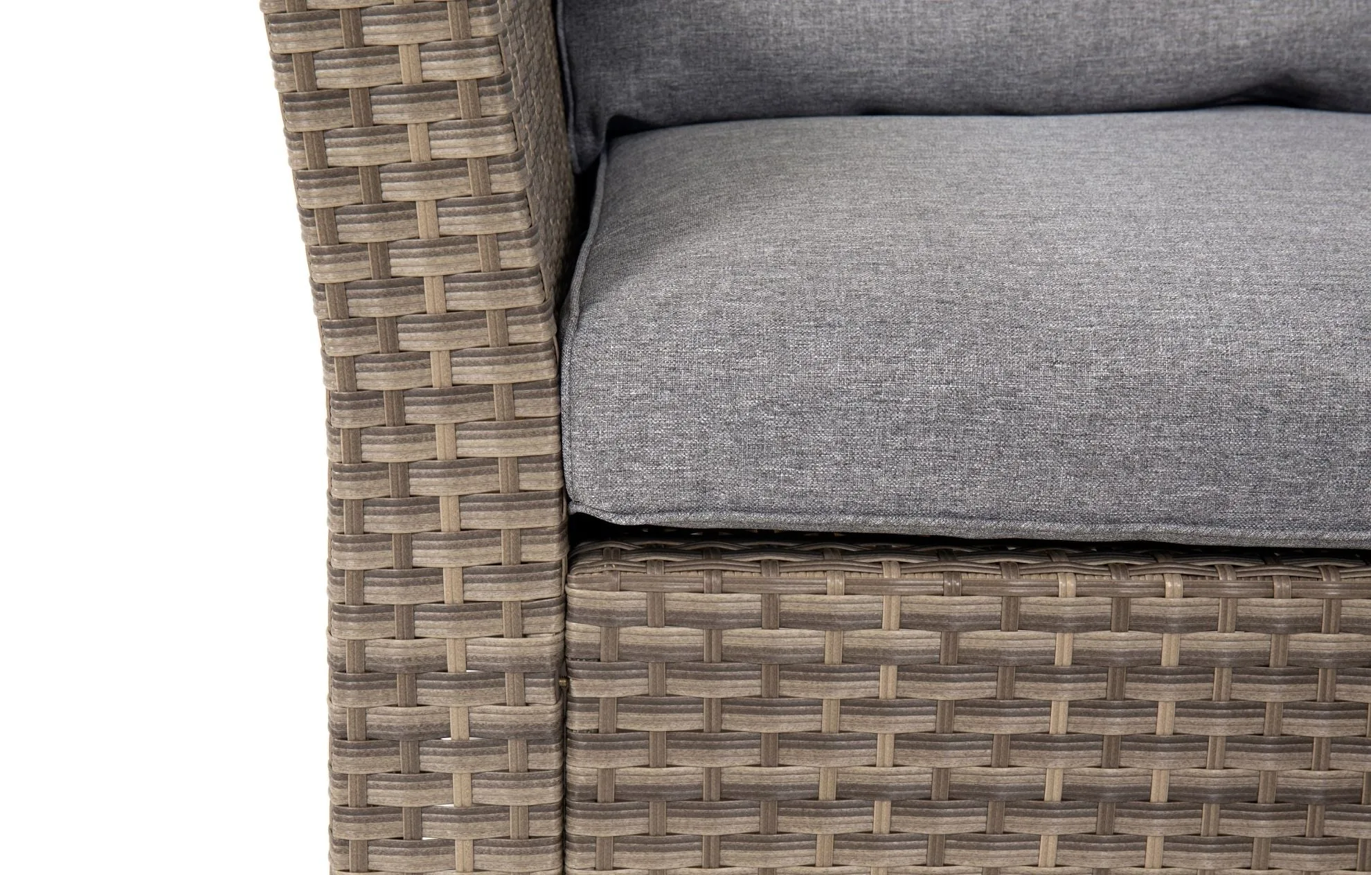 Chesterton Grey 5 Seater Polyrattan Corner Garden Sofa Set