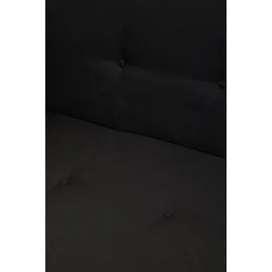 Black Linen Corner Sofa Bed, Hansa Hagen
