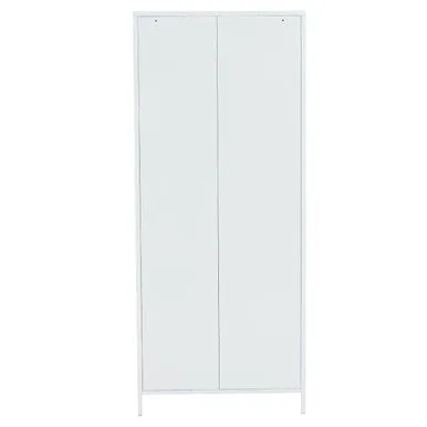 Academy White Two Door Locker Style Wardrobe