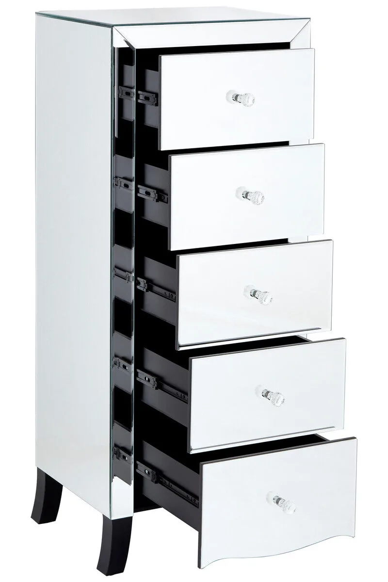 Graciela Chest Of 5 Drawer With Mirror Frame