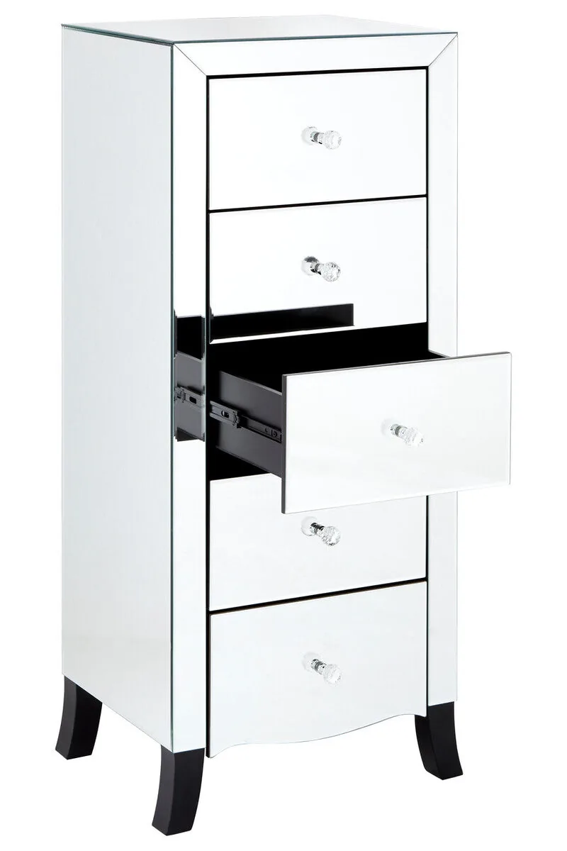 Graciela Chest Of 5 Drawer With Mirror Frame