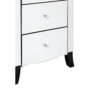 Graciela Chest Of 5 Drawer With Mirror Frame