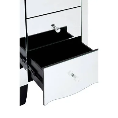 Graciela Chest Of 5 Drawer With Mirror Frame