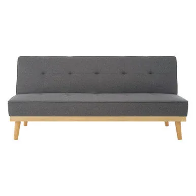 3 Seat Grey Sofa Bed, Stockholm