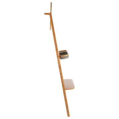 Carrick Ladder Towel Rack With Mirror