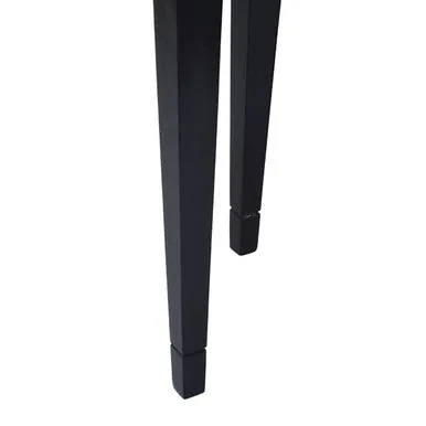 Clavier Black & Mirror Side Table