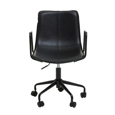 Branson Black Leather Home Office Chair