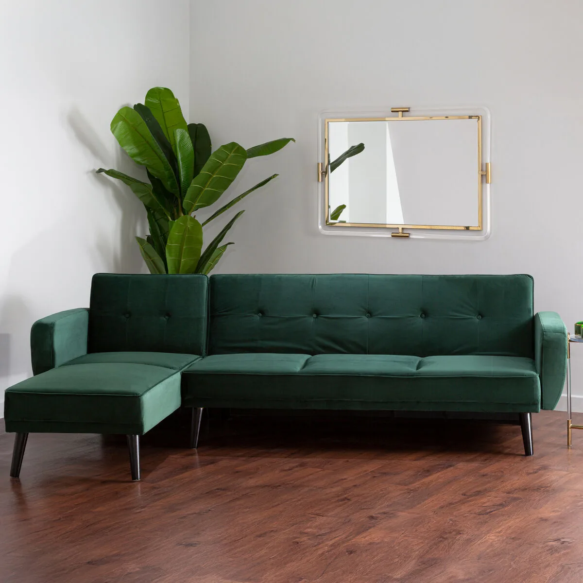 3 Seat Green Sofa Bed, Serene
