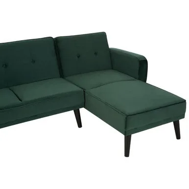 3 Seat Green Sofa Bed, Serene