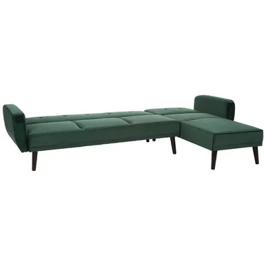 3 Seat Green Sofa Bed, Serene
