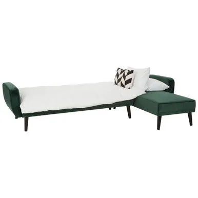 3 Seat Green Sofa Bed, Serene