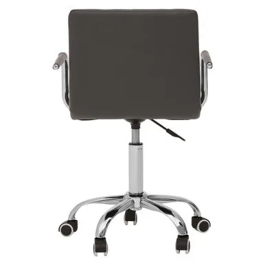 Finn Grey Home Office Chair With Swivel Base