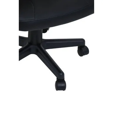 Brent Black Small Home Office Chair