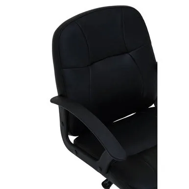 Brent Black Small Home Office Chair