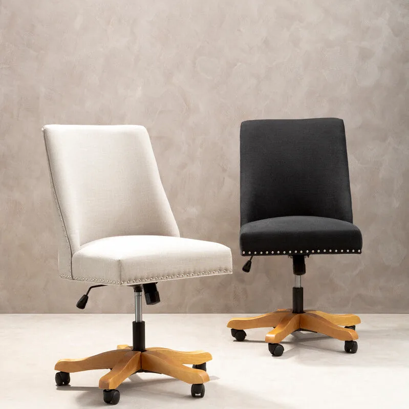 Washington Natural Fabric Home Office Chair
