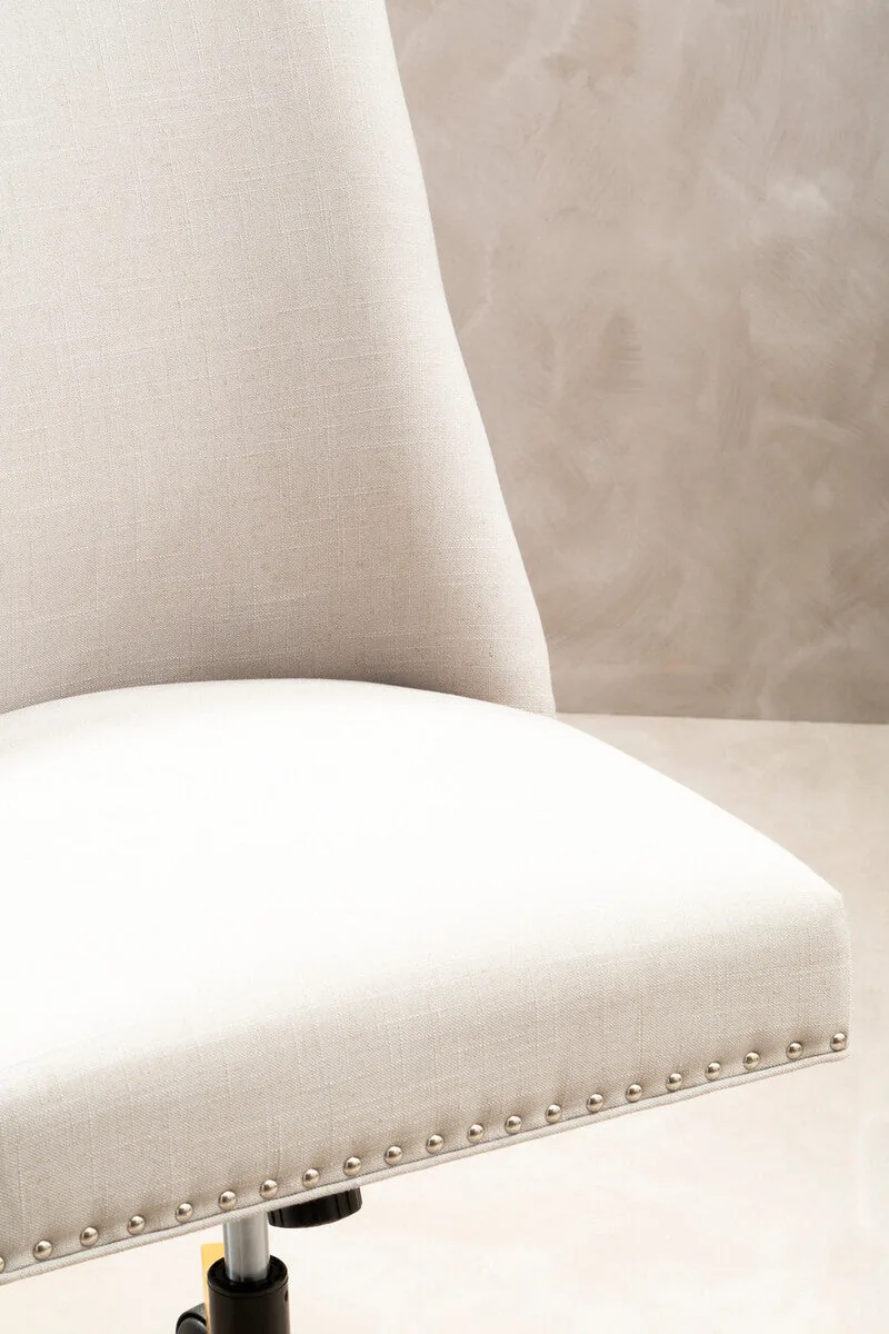 Washington Natural Fabric Home Office Chair
