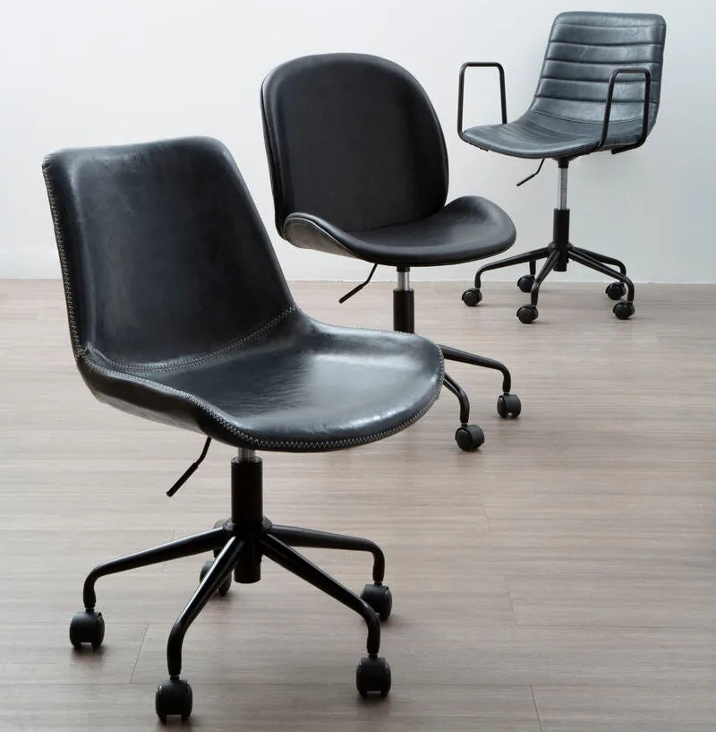 Clinton Black Home Office Chair