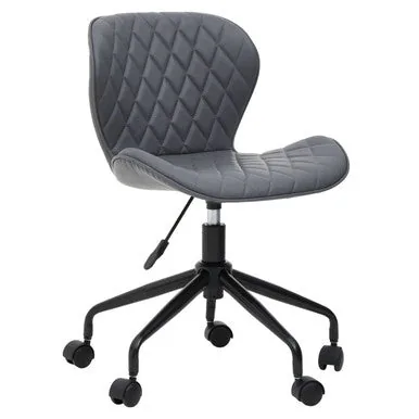 Brent Grey & Black Home Office Chair
