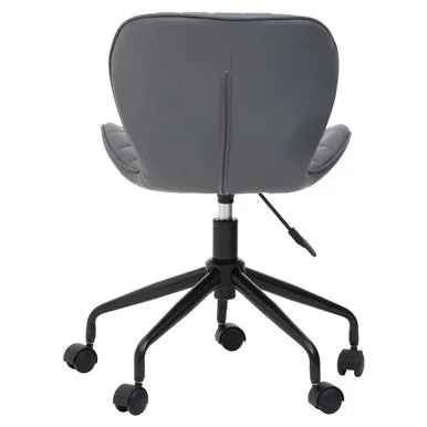 Brent Grey & Black Home Office Chair
