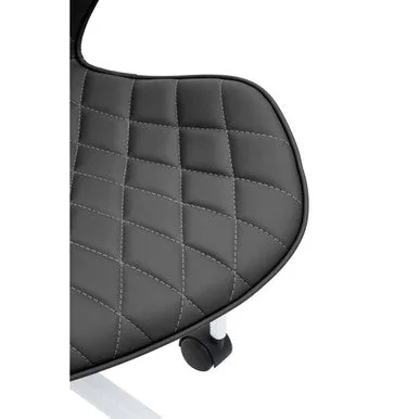 Brent Black & White Home Office Chair