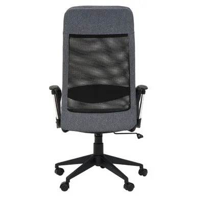 Brent Black Mesh & Grey Fabric Home Office Chair