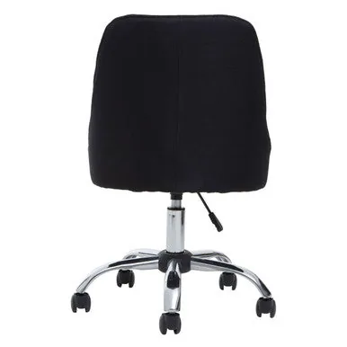 Alexi Black Fabric Home Office Chair