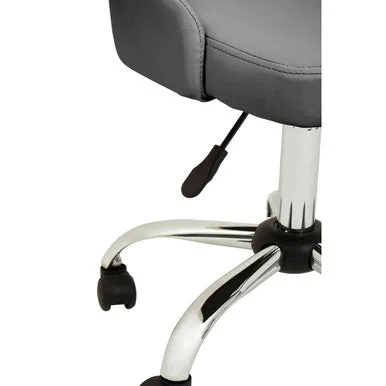 Brent Grey Leather Home Office Chair