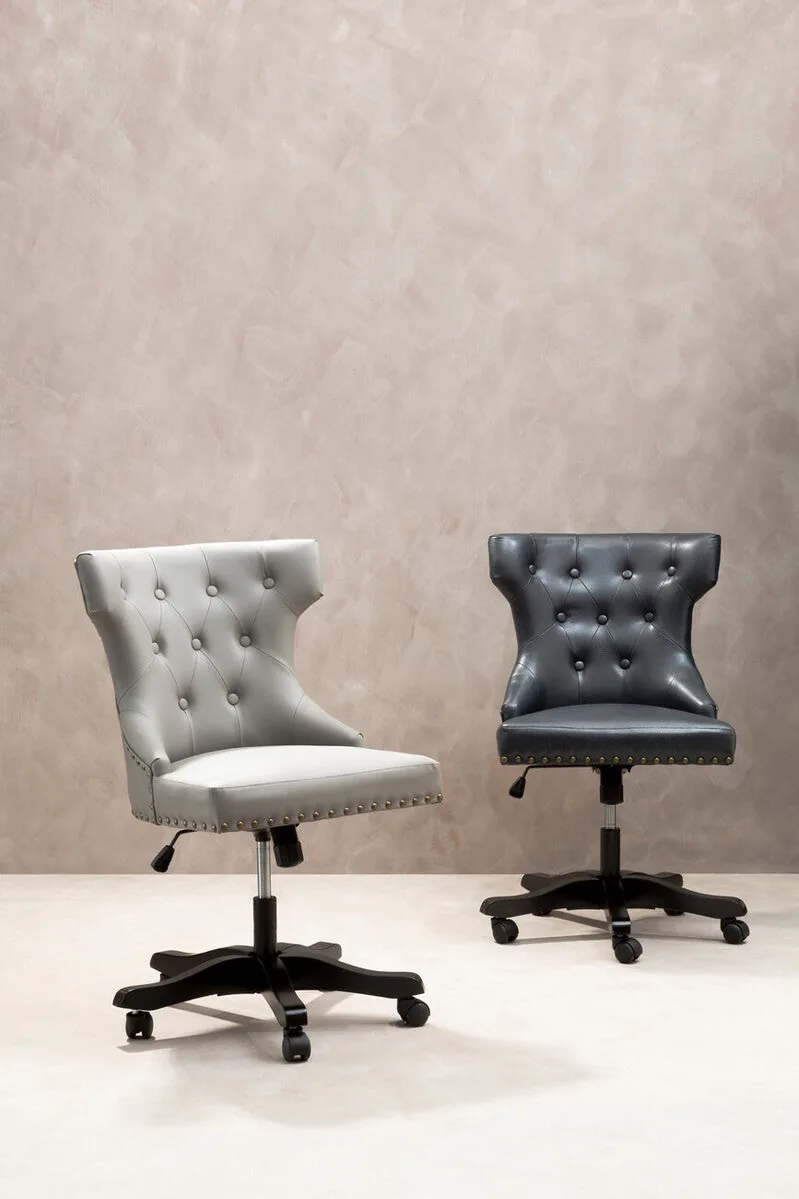 Walson Black Leather Home Office Chair