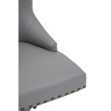 Walson Grey Leather Home Office Chair