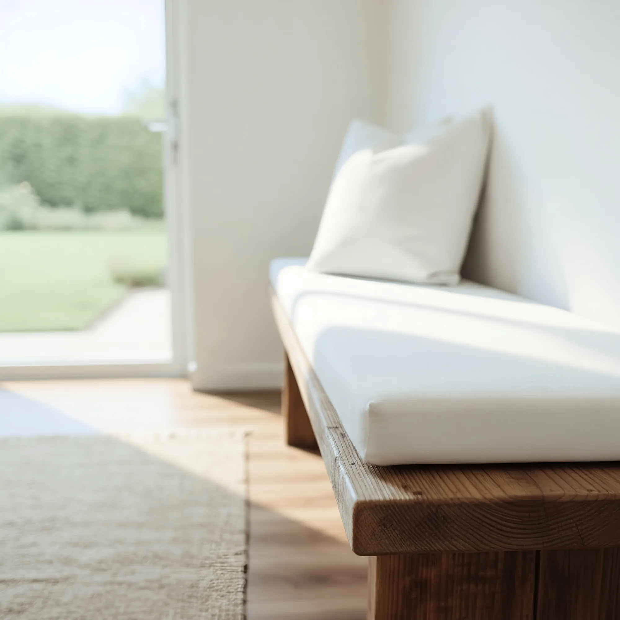 Nordic Bench Rustic Bench For Entryway