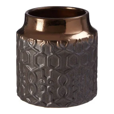 Zircon Large Ceramic Grey Modern Planter