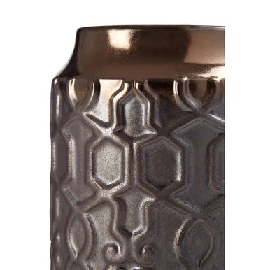 Zircon Large Ceramic Grey Modern Planter
