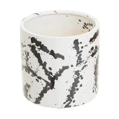 Sorrell Black & White Small Planter