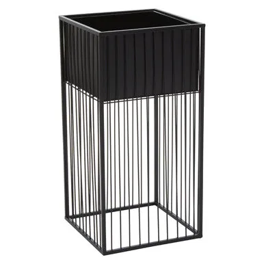 Alden Floor Standing Iron Black Planter