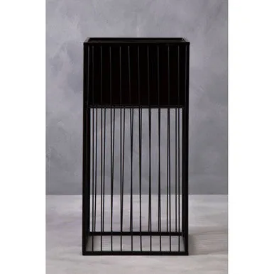 Alden Floor Standing Iron Black Planter