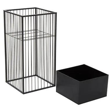 Alden Floor Standing Iron Black Planter