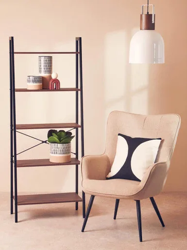 Jada Large Striped White Modern Planter