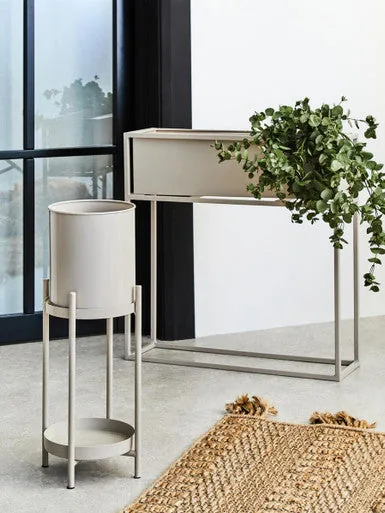 Asher Floor Standing Natural Plant Box