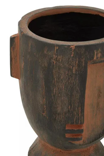 Darnell Small Rustic Face Planter