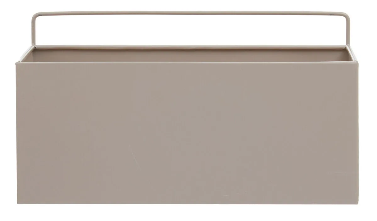Asher Wall Plant Box Grey Natural